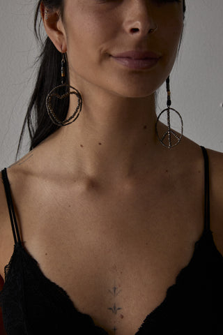 The Peace & Love Earrings